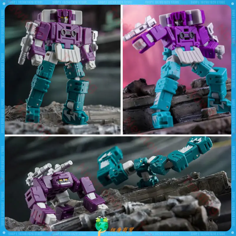 Transformation Dr.Wu Dw-P51 Blurr Chatter Beastbox Sqwaktalk Mini Pocket War Robot Toy Action Figure Model Statue Christmas Gift