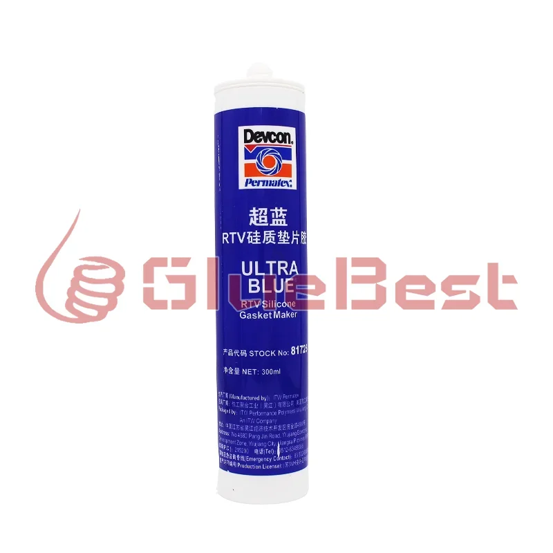 Permatex 81725 Ultra Blue RTV Insulating Oil-Resistant Non-Corrosive Curing Agent for Automotive and Industrial Original Product