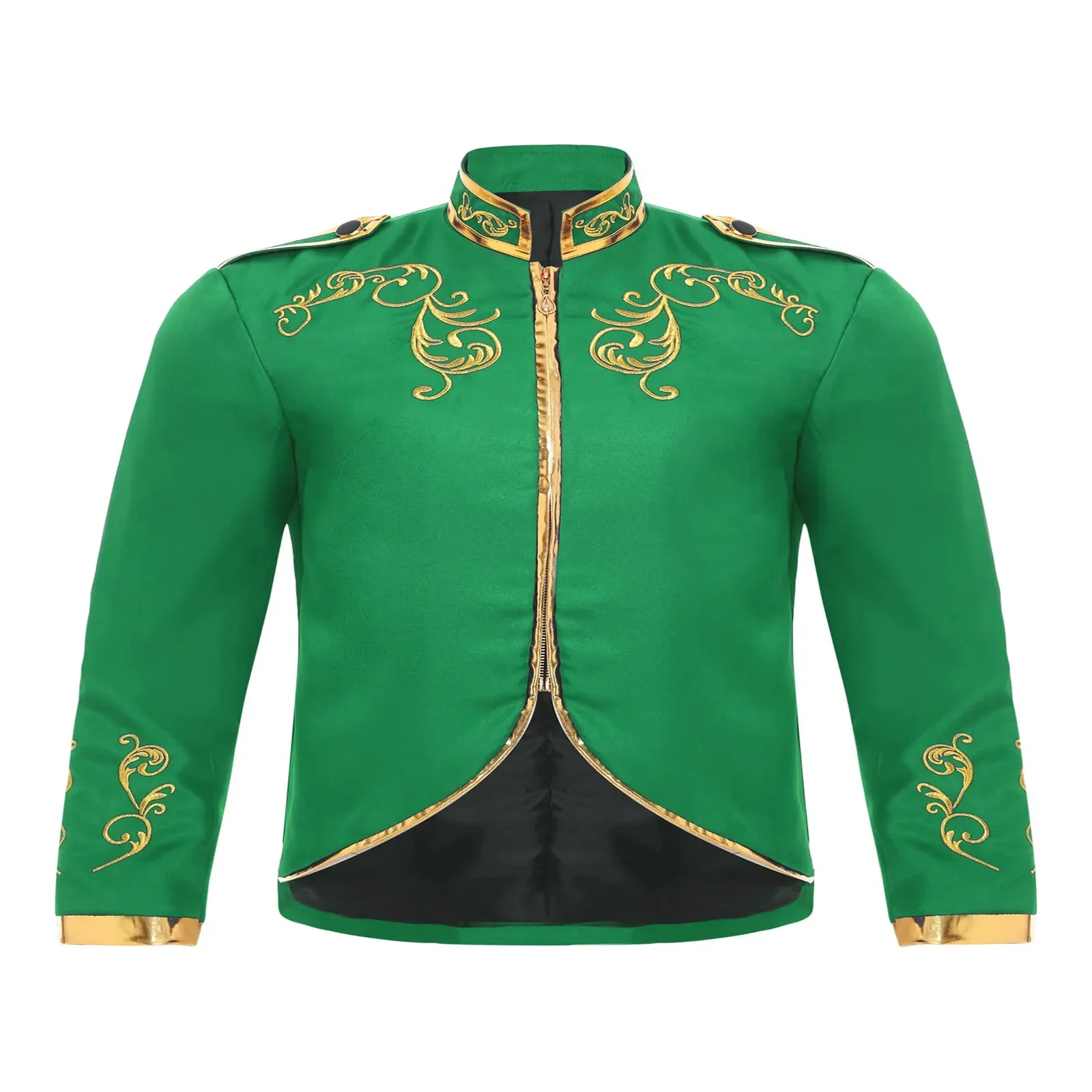

Men's Victorian Royal Palace Prince Shirt Vintage Medieval Jacket Coat Renaissance Royal Prince King Zipper Coat Cosplay Costume