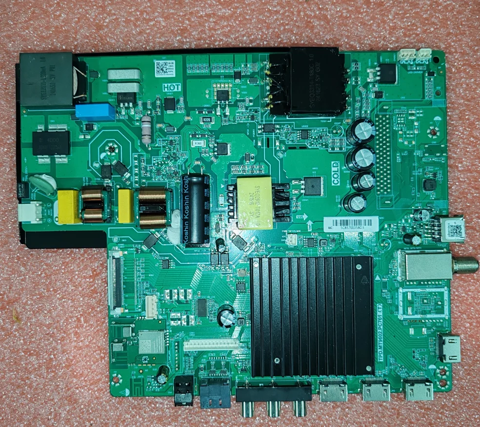 TPD.MT9602.PC761(T) اللوحة الأم للتلفزيون ثلاثة في واحد، تم اختبارها جيدًا، صورة مادية لـ 100--180 فولت 138 وات 890 مللي أمبير