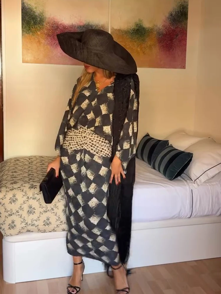 Aurelia Plaid Elegance Dress Sc2b5060097204602b8667e9b462244707