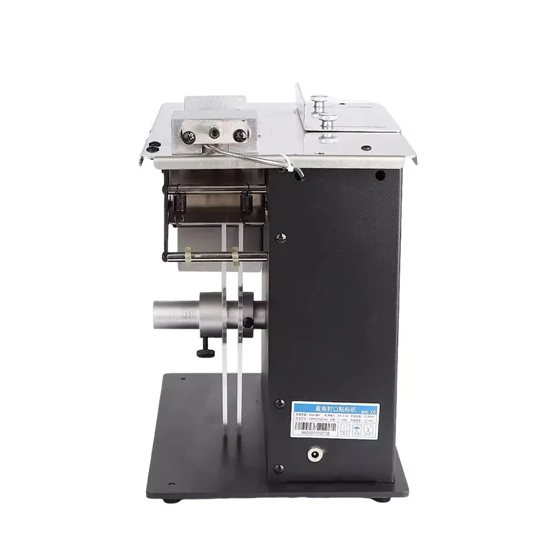 Rectangular Right Angle Sealing and Labeling Machine Carton Top And Bottom Corner Labeling Machine Corner Sealing Labeling