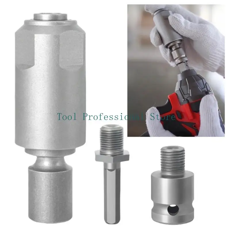 

57QF Impact Wrench Drill Adapter Round/Square Bit Converters Adapter for Electric Hammer Power Tool Accessories