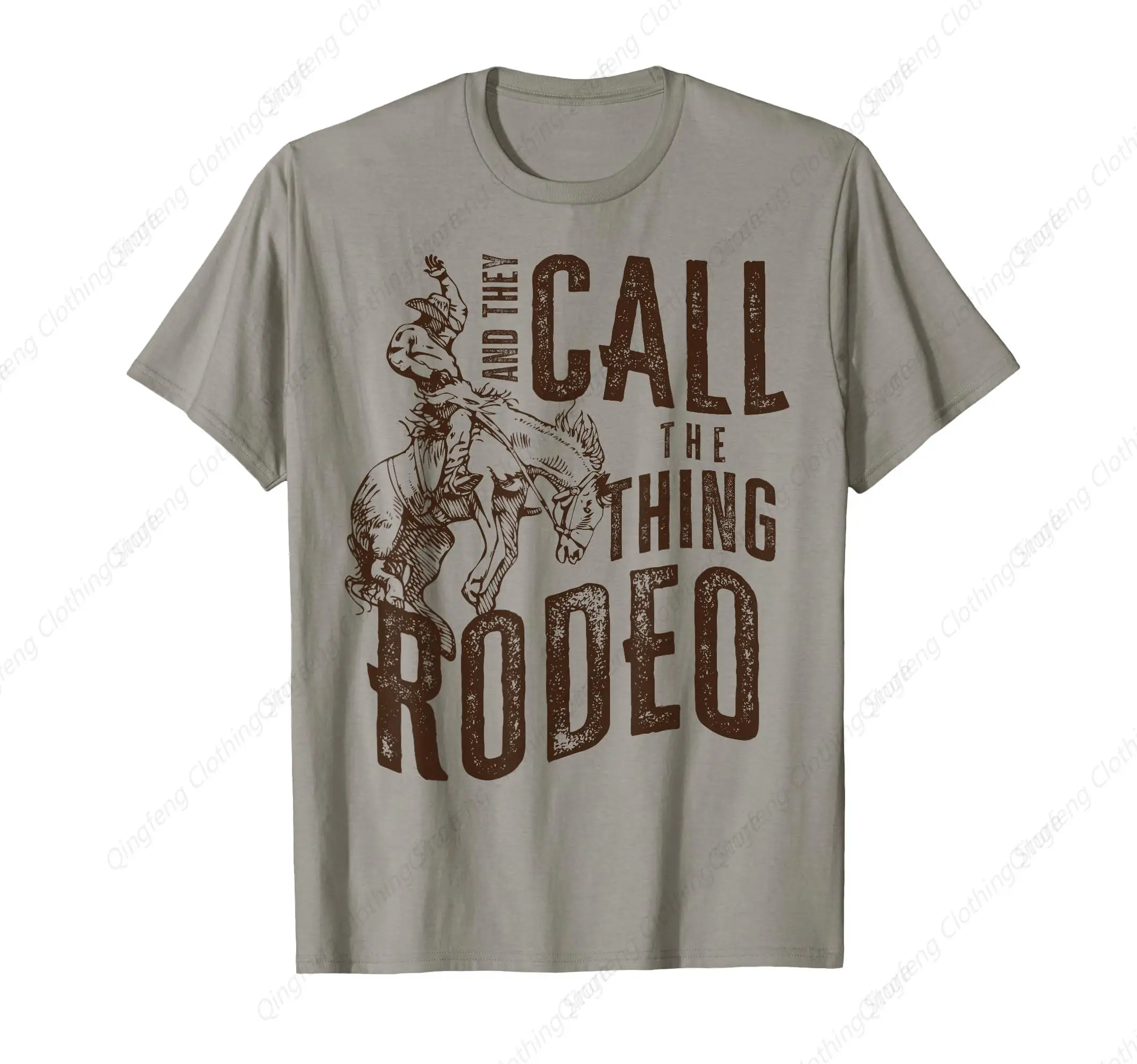 

Vintage And They Call The Thing Rodeo Country Cowgirl Cowboy T-Shirt