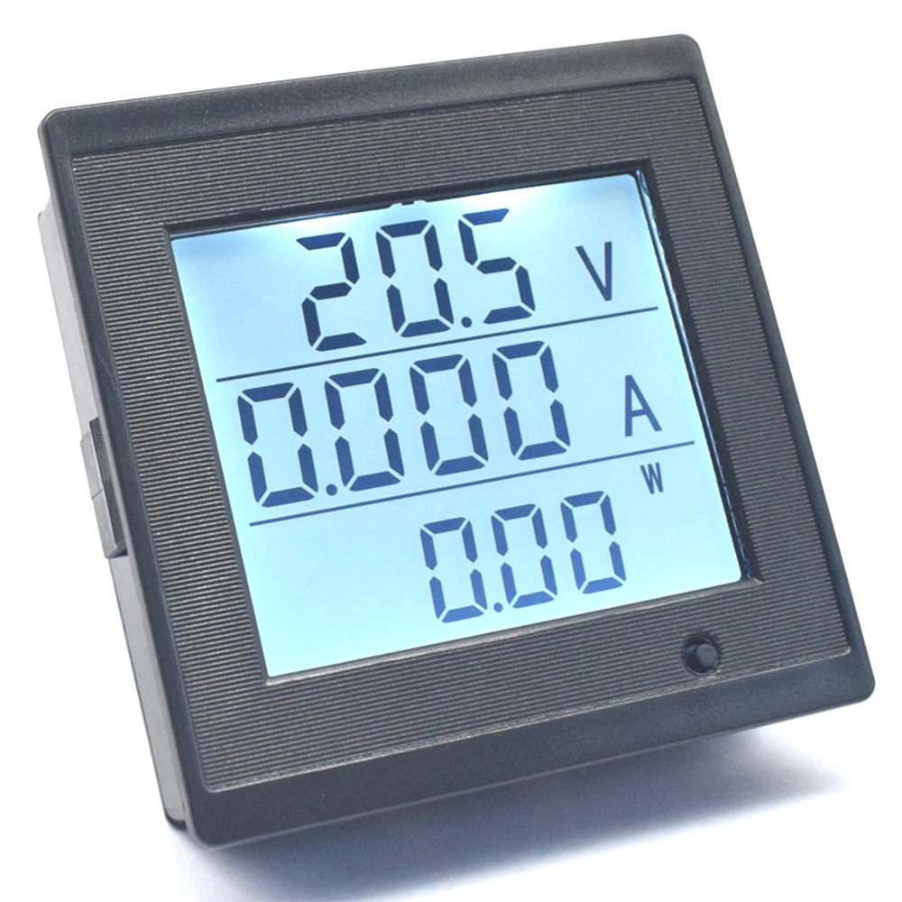 DC6V-200V 20A Digital Energy Meter Watt Wattmeter Power Meter Voltmeter DC Voltage Current Meter Electricity Detector