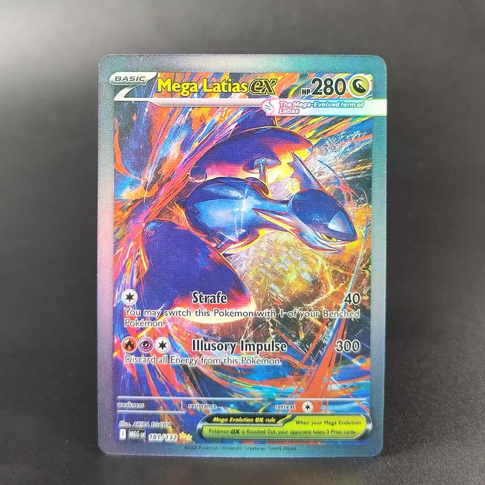 2025 Pokemon Engels Collectie Kaarten MEGA 2 Dragonite MEGA Charizard Lucario Gardevoir EX Classic Game Anime Kaarten Gift Speelgoed