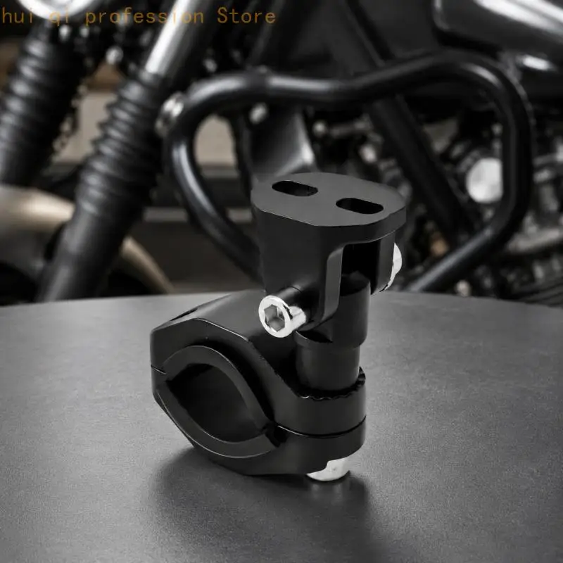 Motorrad-Gabellicht-Halterung für 22–32 mm Schutzbügel-Winkelpositionierung H8WE – Detail 3