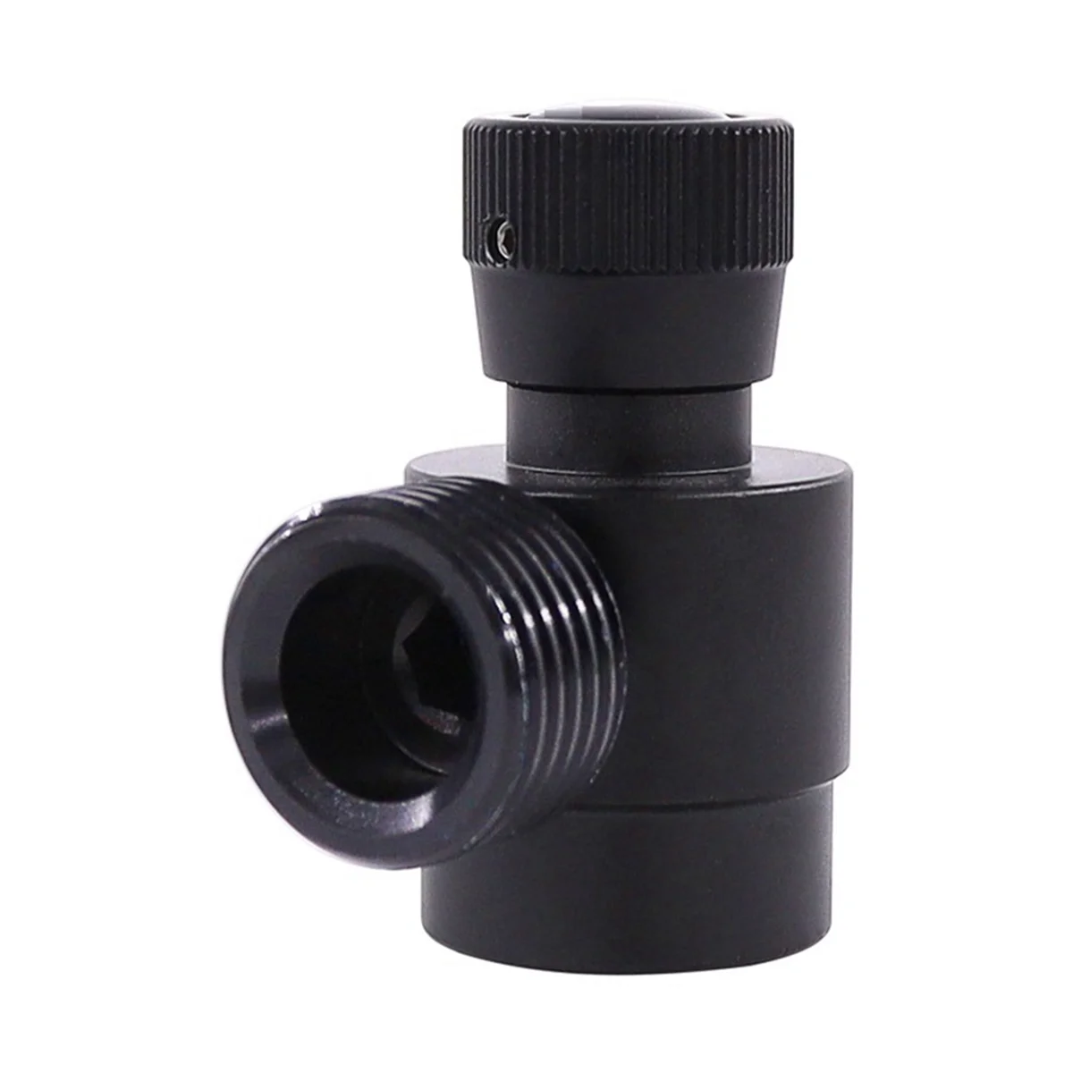 محول إعادة تعبئة أسطوانة ثاني أكسيد الكربون الساخن، منظم أسطوانة الغاز ذاتي الصنع M10X1 إلى W21.8-14 محول للأرجون، ثاني أكسيد الكربون، غاز مختلط، أسود