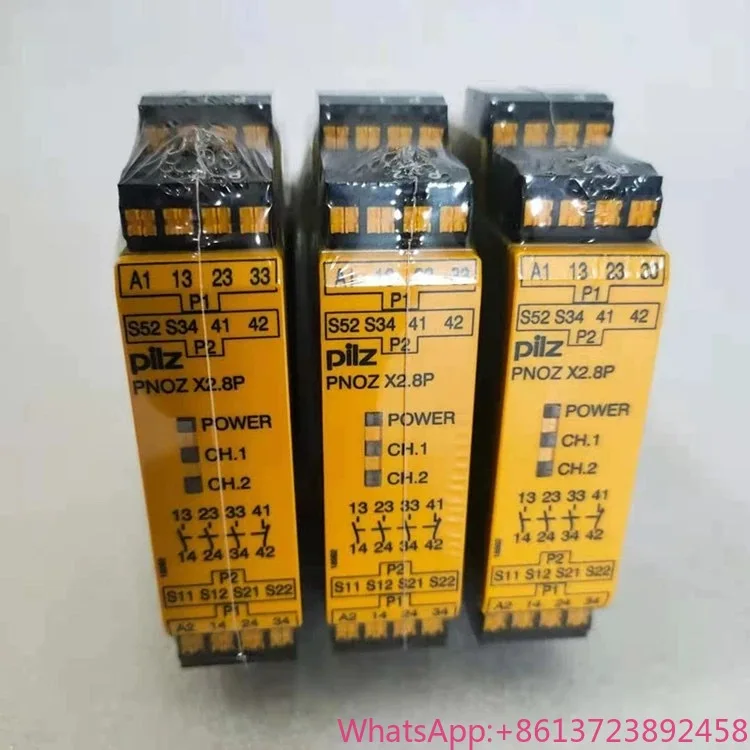Original German Pilz X2.8P Safety Relay 777301 777302 787301 787302 Industrial Control Relay for Enhanced Safety