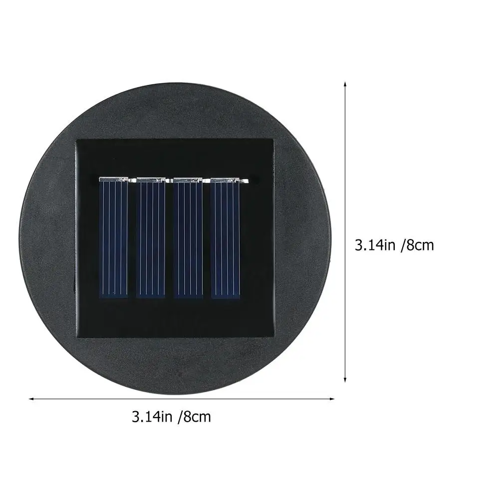 Lampada di ricambio per lanterna solare, custodia fai da te, pannello in plastica, parti ricaricabili, scatola luminosa sospesa ad energia solare sicura
