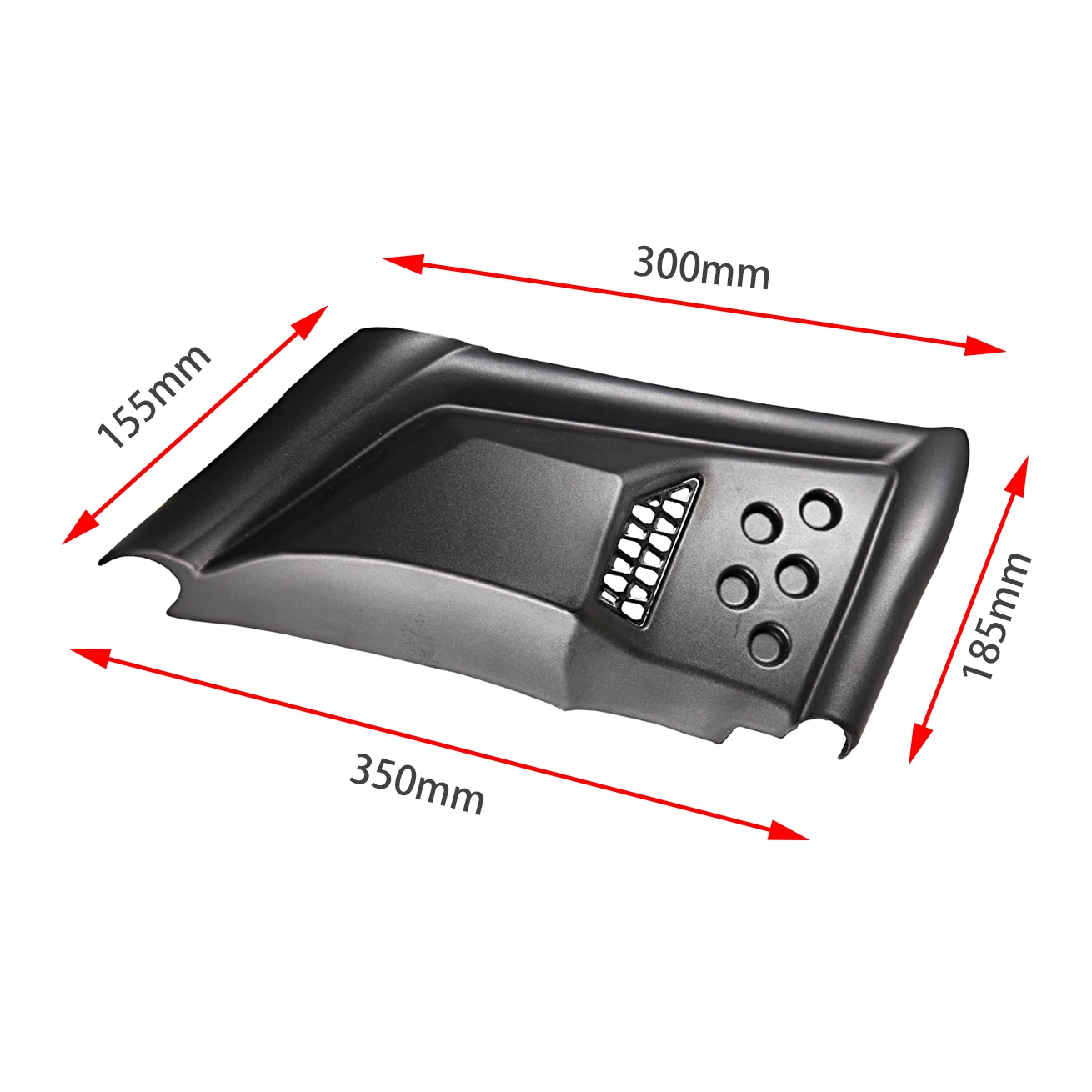 Black Air Slide Spoiler Side Fairing Cover Air Slide Spoiler For Honda 2017-2022 Rebel CMX 500 300