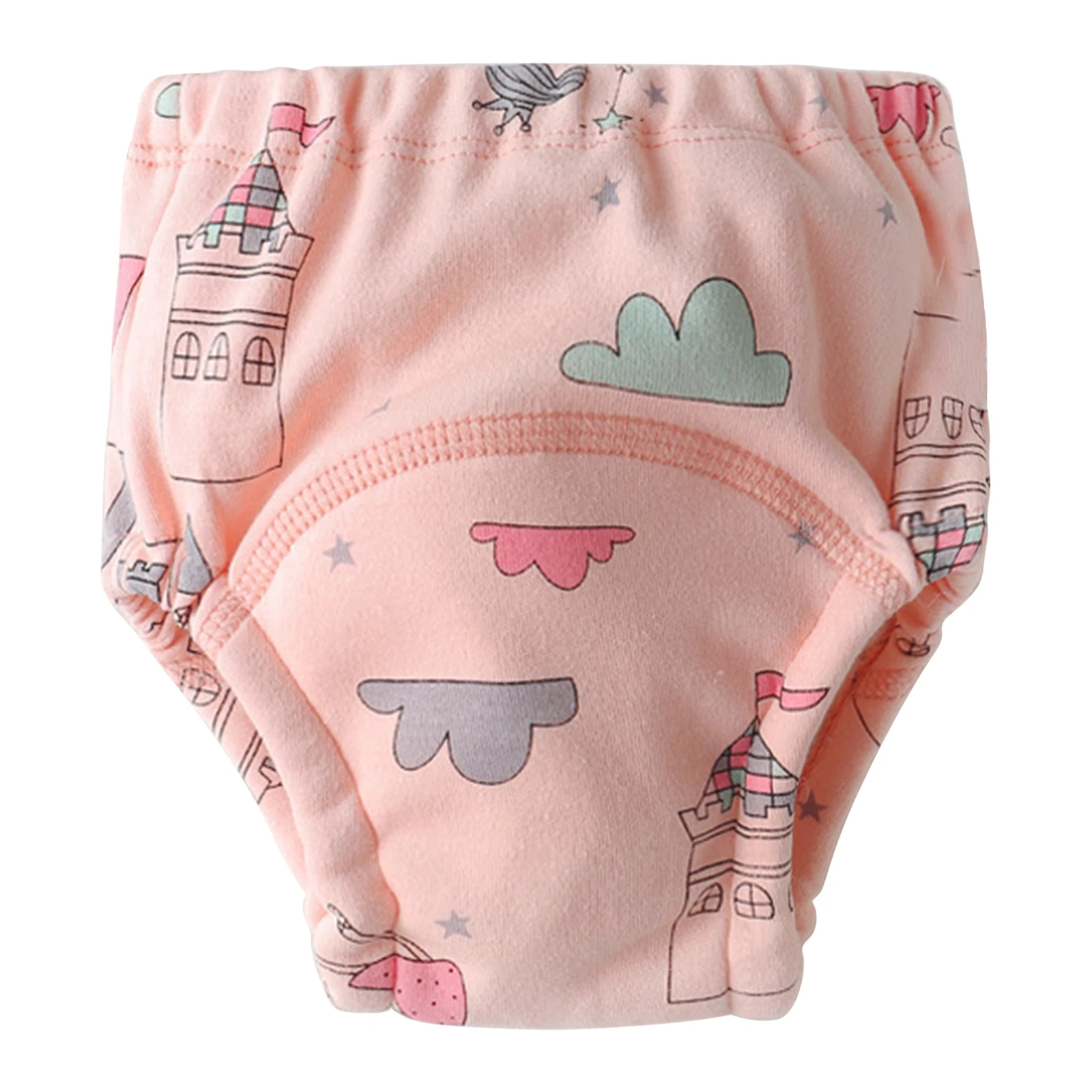 

Baby Kids Shorts Underwear Cotton Diaper Bloomers Training Underpants Breathable Briefs Bread Pants Washable Reusable Nappies