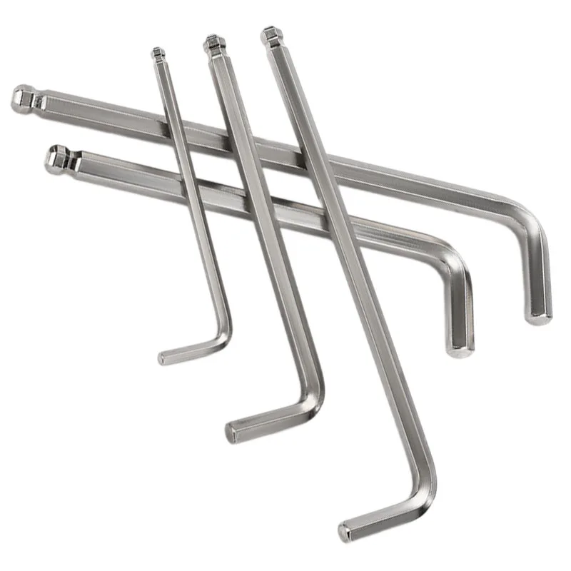 1 Stück Inbusschlüssel 1,5 mm 2 mm 2,5 mm 3 mm 4 mm 5 mm 6 mm 8 mm Kugelkopf Sechskantschlüsselschlüssel L-förmiger Schraubenschlüssel Handreparaturwerkzeuge – Detail 4