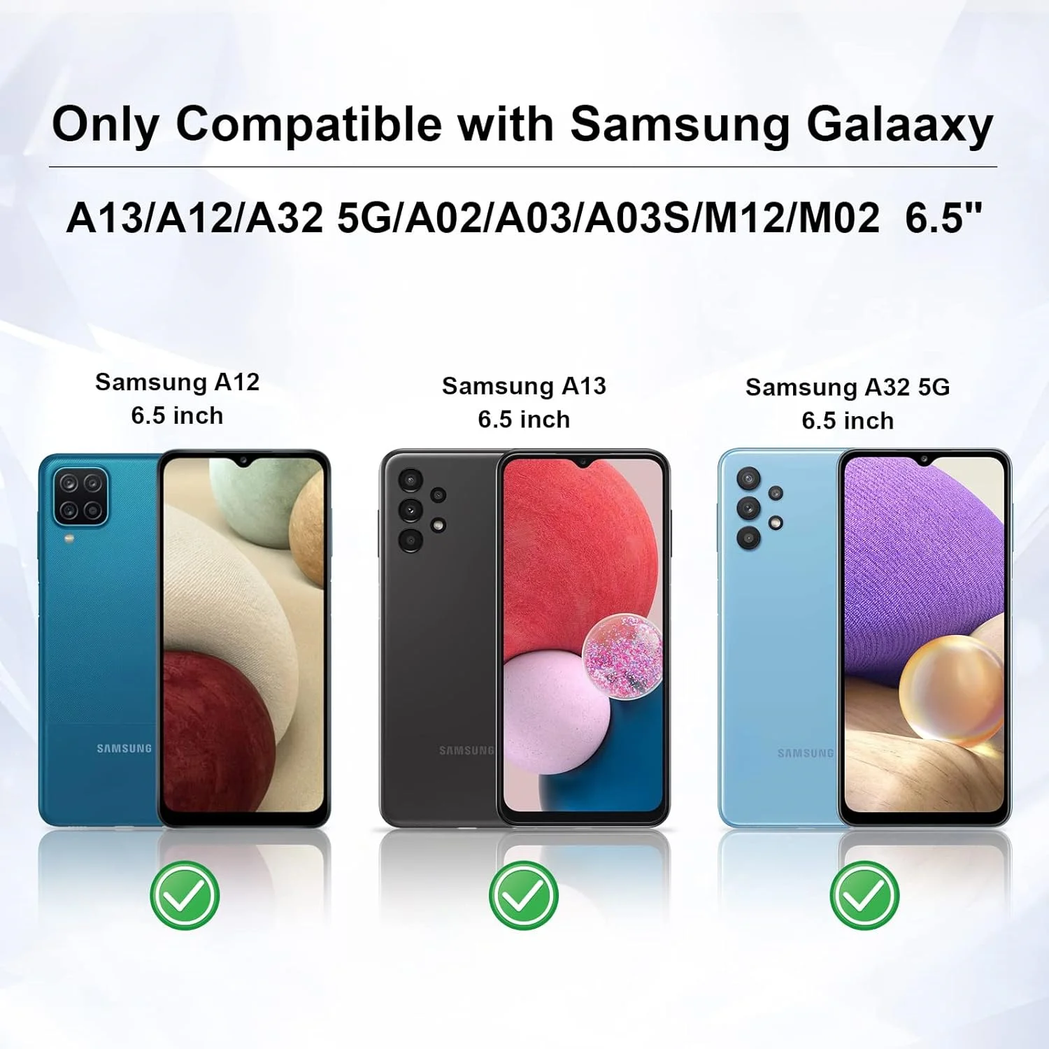 لهاتف Samsung Galaxy A12 A13 A32 5G واقي شاشة متوافق، واقي شاشة مضاد للخدش #2
