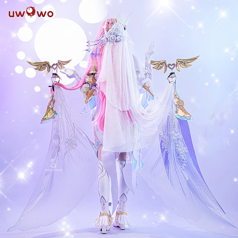 LAST BATCH UWOWO Honkai Impact 3: Elysia Cosplay Costume Herrscher of Human Ego Female Game Cosplay Halloween Costume With Wings