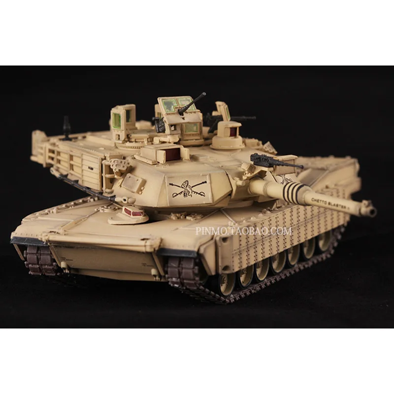 1:72 Scale Diecast Alloy M1A2 TUSK2 M1 Main Battle Tank Chariot Model Militarized Combat Track Type Classic Gift Souvenir Static