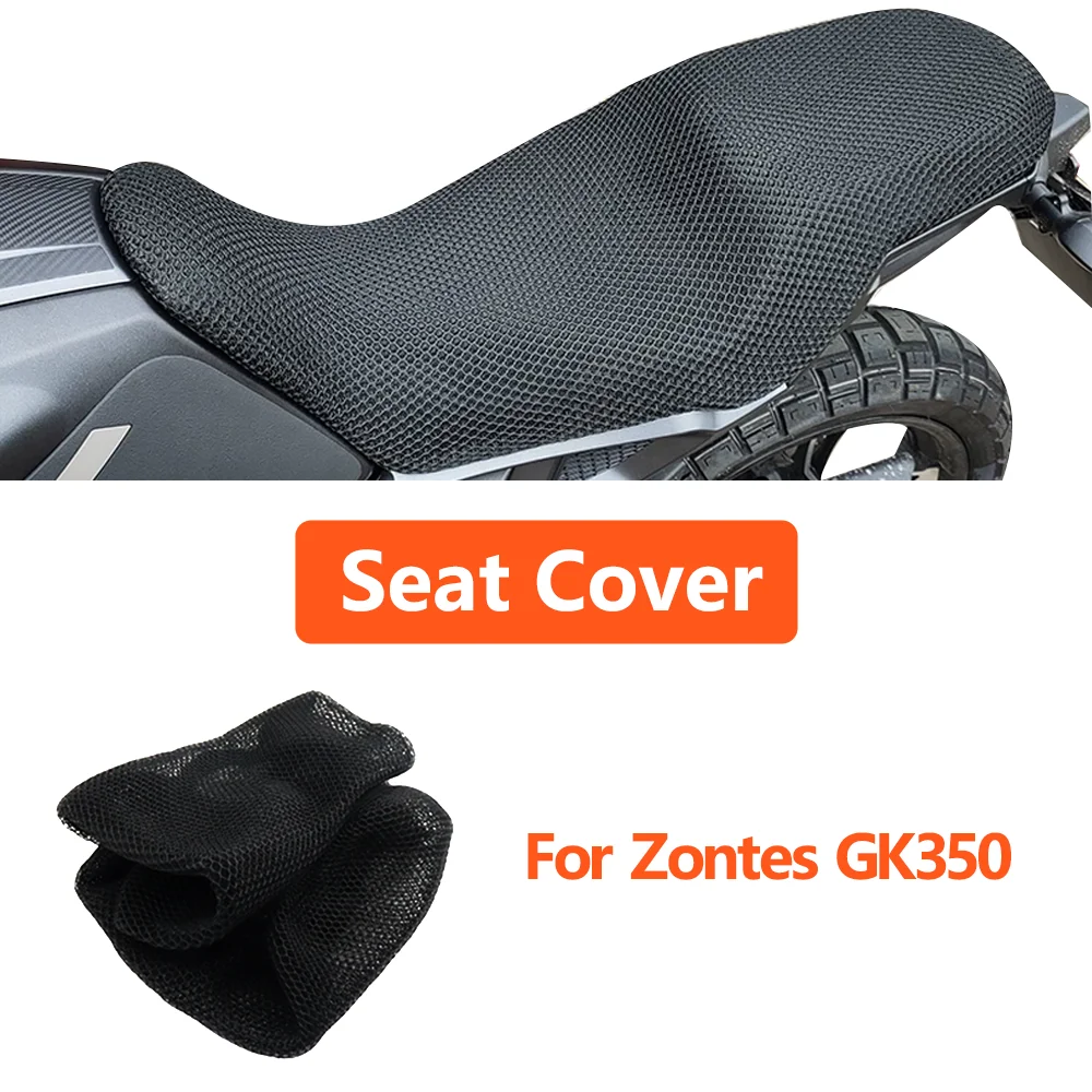 

Motorcycle Accessories Fit For ZONTES GK350 GK 350 GK-350 Mesh Breathable Seat Cushion Saddle Non-Slip Protection Seat Cover