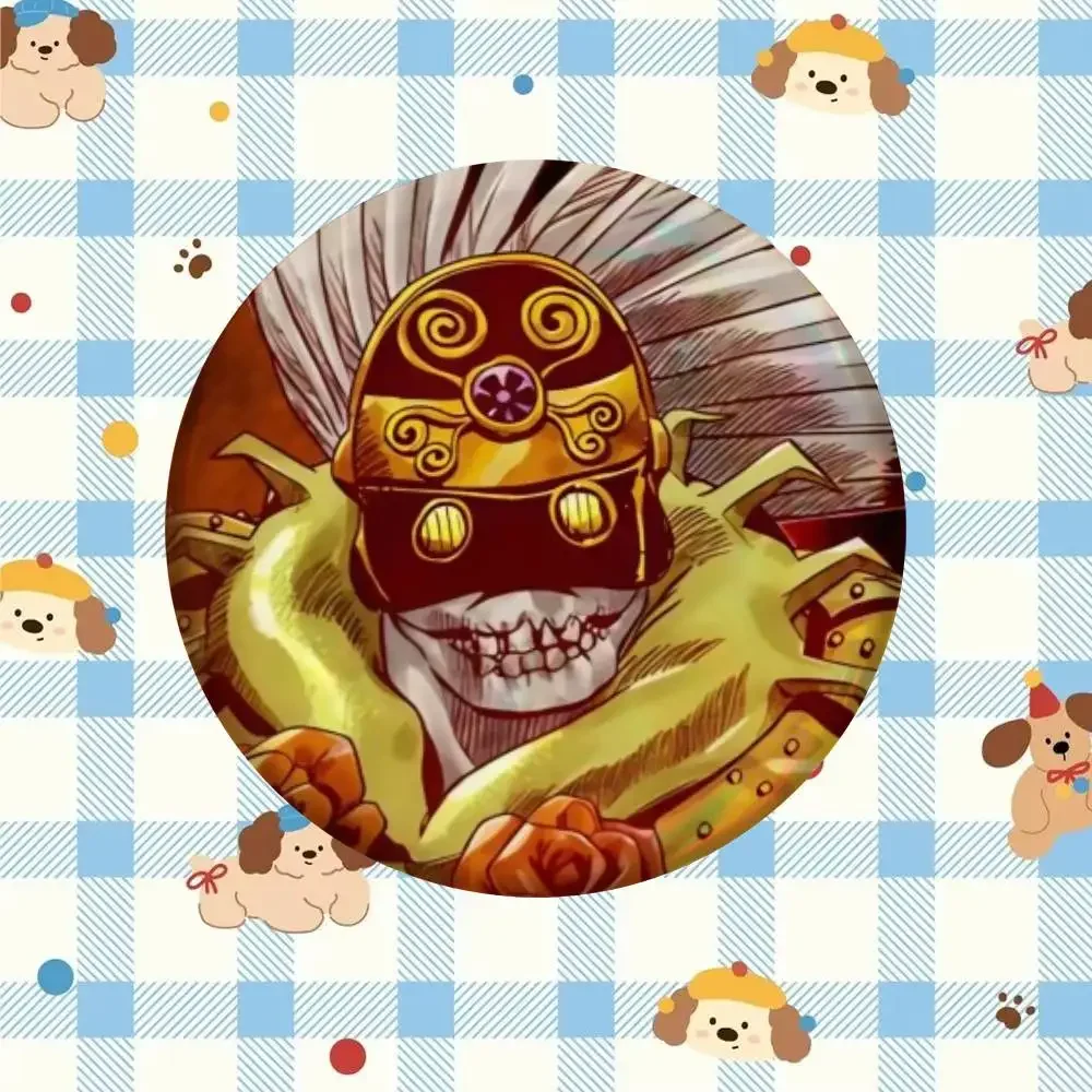Cartoon Characters Jotaro Kujo Lapel Pins DIY Backpack Shirt Jewelry Accessories Brando Joseph Joestar Button Badges Toys Gifts