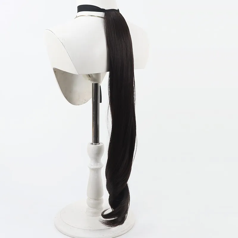 Juego Pretty Derby Hokko Tarumae Cosplay peluca oreja cola Umamusume Pastel marino Locodol pelo para fiesta de Halloween mujeres adultas