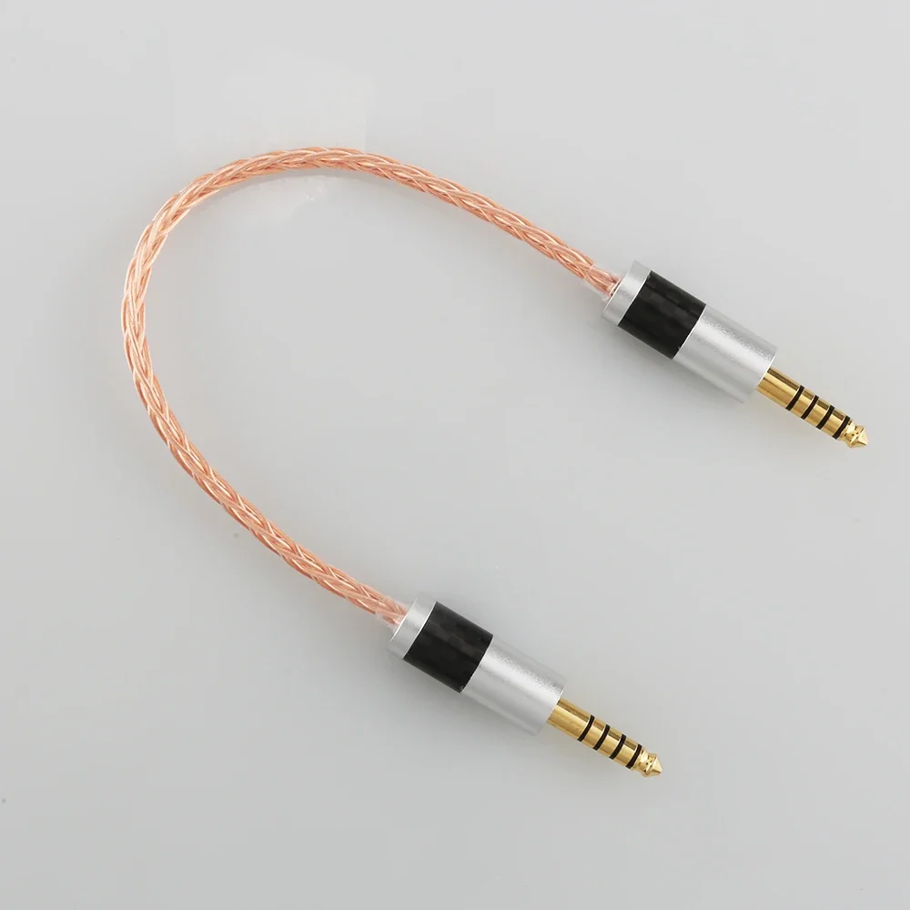 Audiocrast HIFI 8-жильный 7N OCC одиночный медный балансный аудиокабель с разъемом 4,4 мм на разъем 4,4 мм