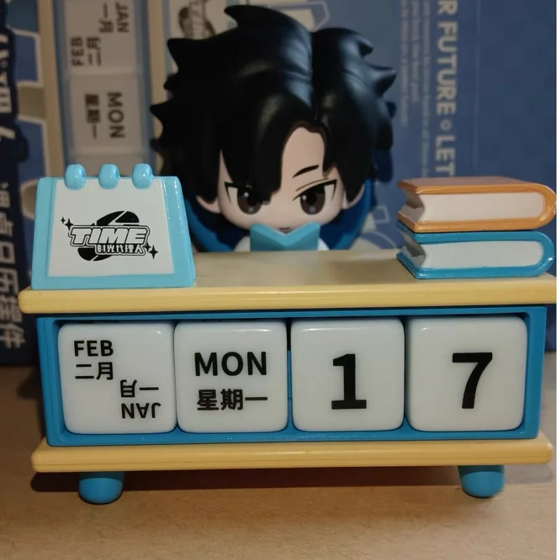 Calendario de escritorio de enlace genuino, figura de Cheng Xiaoshi Lu Guang, adornos periféricos de Anime, figura de acción, modelo de muñeca, regalo para niña