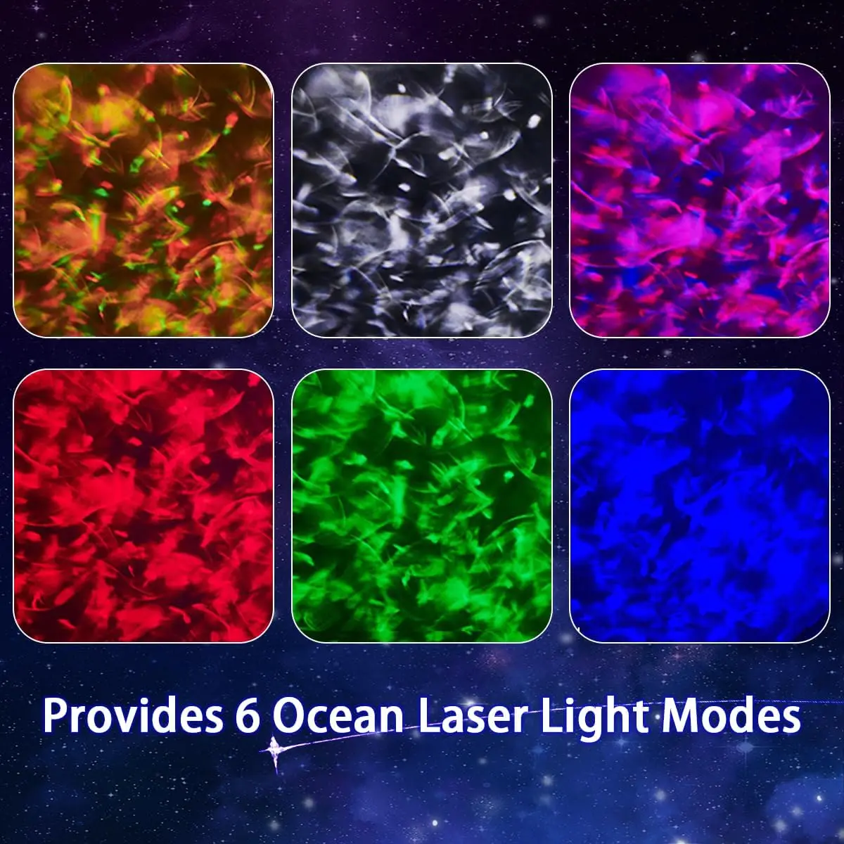 Night Galaxy Rotating Lamp Nebula Starry Constellation Projector Kid