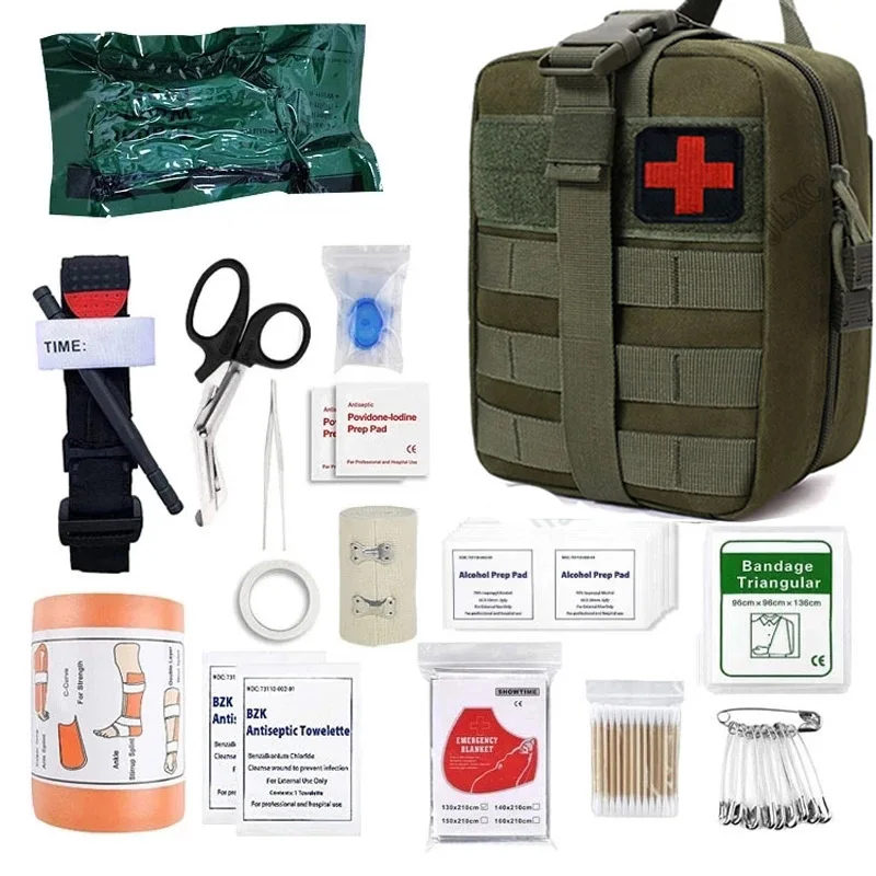 

Аптечка первой помощи для кемпинга, сумка IFAK с Molle, сумка для выживания EDC, сумка ifak для кемпинга, пешего туризма и рыбалки, уличный комплект