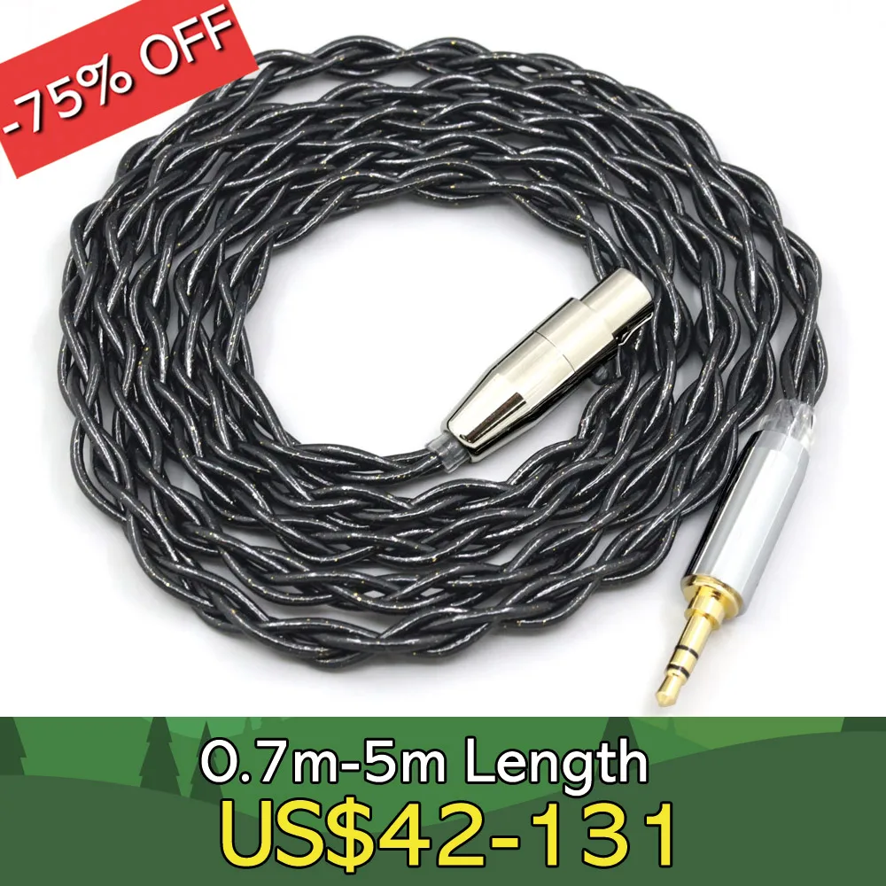 

99% Pure Silver Palladium Graphene Floating Gold Cable For AKG K371BT Beyerdynamic DT177x GO Pioneer HDJ-X10 LN008347