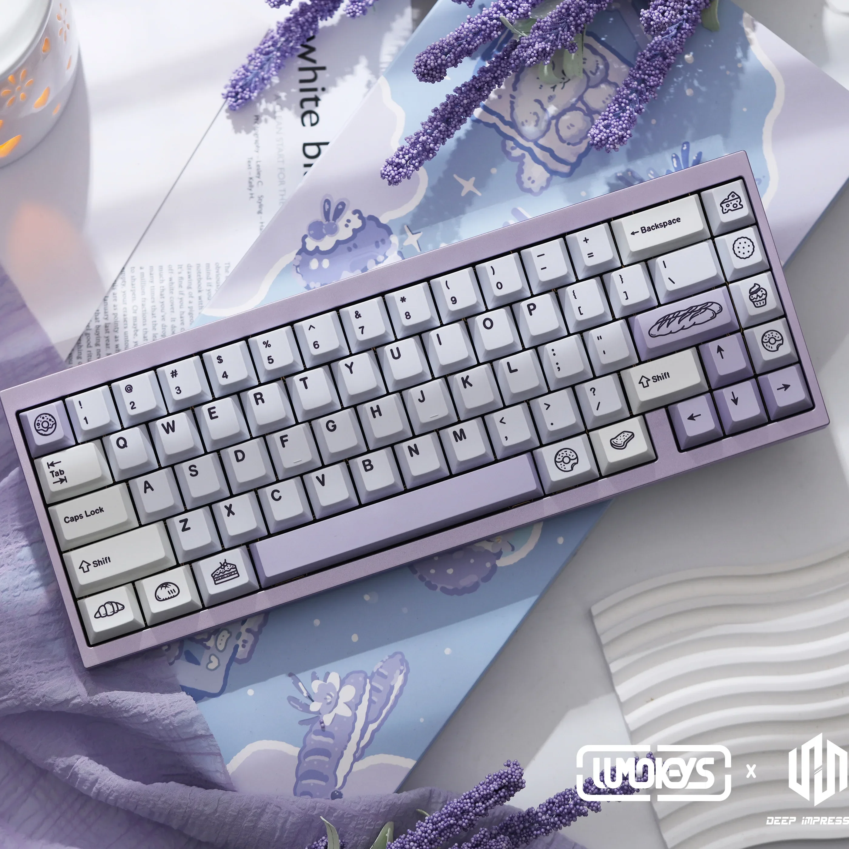 

Pastry keycaps, original genuine sublimation pbt mechanical keyboard keycaps Original height