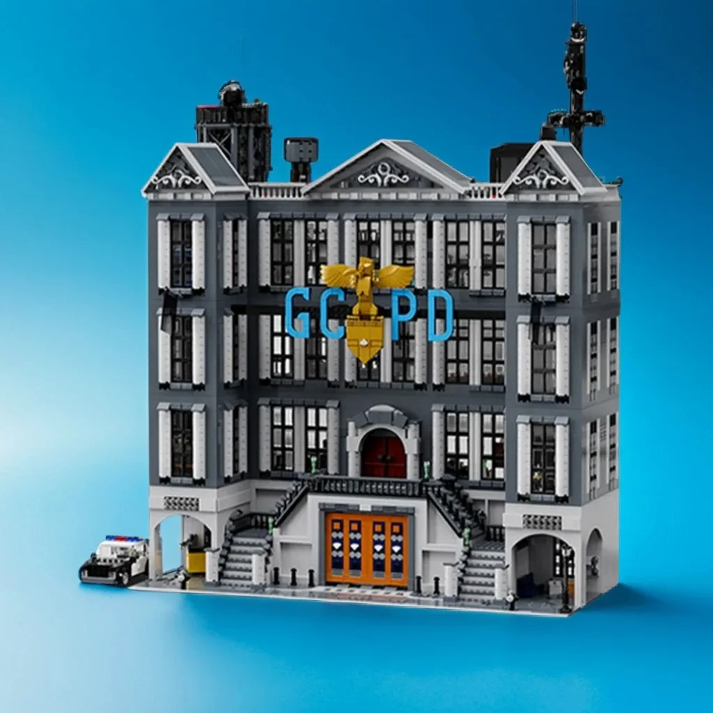 6804pcs MOC Arkham Assault On GCPD Super Heroes DC Model Building Blocks Christmas Gift Toys Construction Collection Art 3D