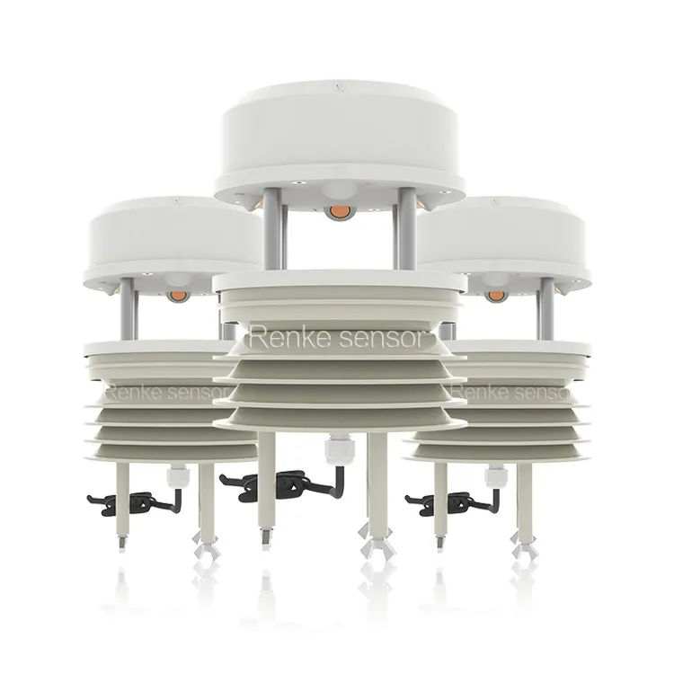 

Diy Wind speed&direction air pressure CO2 PM2.5 PM10 Noise temp&humidi all in one ultrasonic weather station