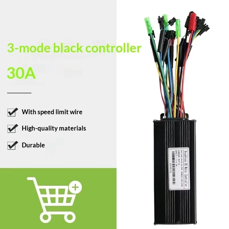 60V 30A 1000W-2000W Brushless Motor Sine Wave Controller 30A LCD Display Electric Bike Scooter E-bike