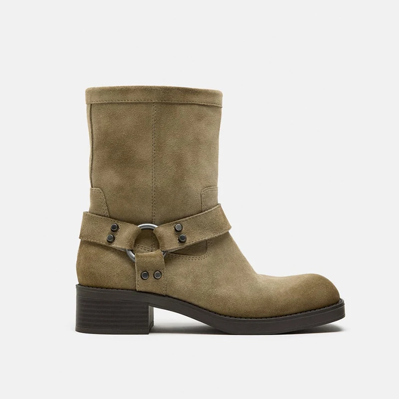 

Slimming Chelsea ort Boots Women's Faionable Motorcycle Sle Denim Boots High Heel Ankle Boots Leather ain Texture