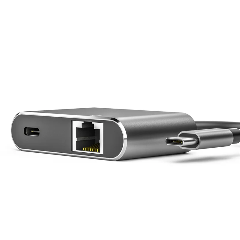 

A40Z-1000 Мбит/с USB C к Ethernet-адаптеру PD3.0 Type-C Порт зарядки Сетевой адаптер типа C к RJ45 Сетевой сетевой адаптер для ПК