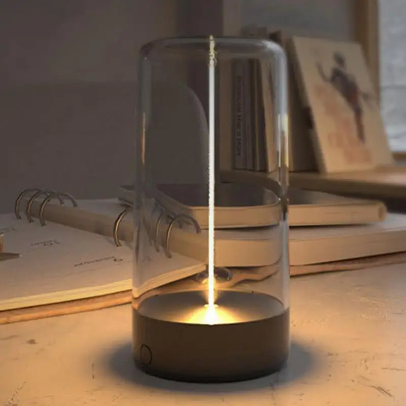 أضواء ليلية قابلة لإعادة الشحن، إضاءة بجانب السرير مع بطارية داخلية قابلة لإعادة الشحن، مصباح طاولة مغناطيسي مبتكر للمرض