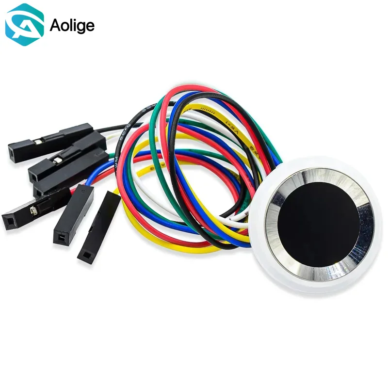 

SFM-V1.7 All - in - One Semiconductor Round Capacitive Fingerprint Sensor Module - UART Communication