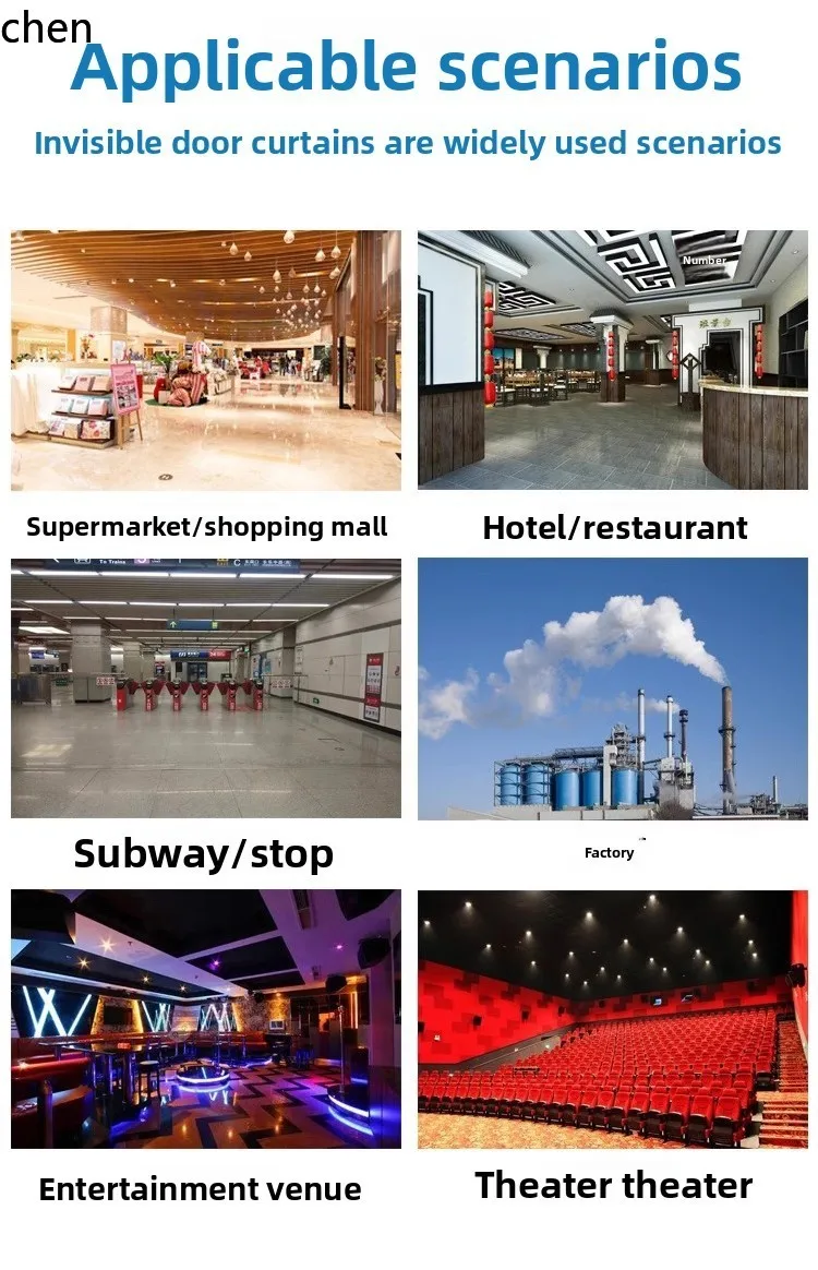 LXC Stainless Steel Air Curtain Industrial High Power Air Mu Food Factory Entrance