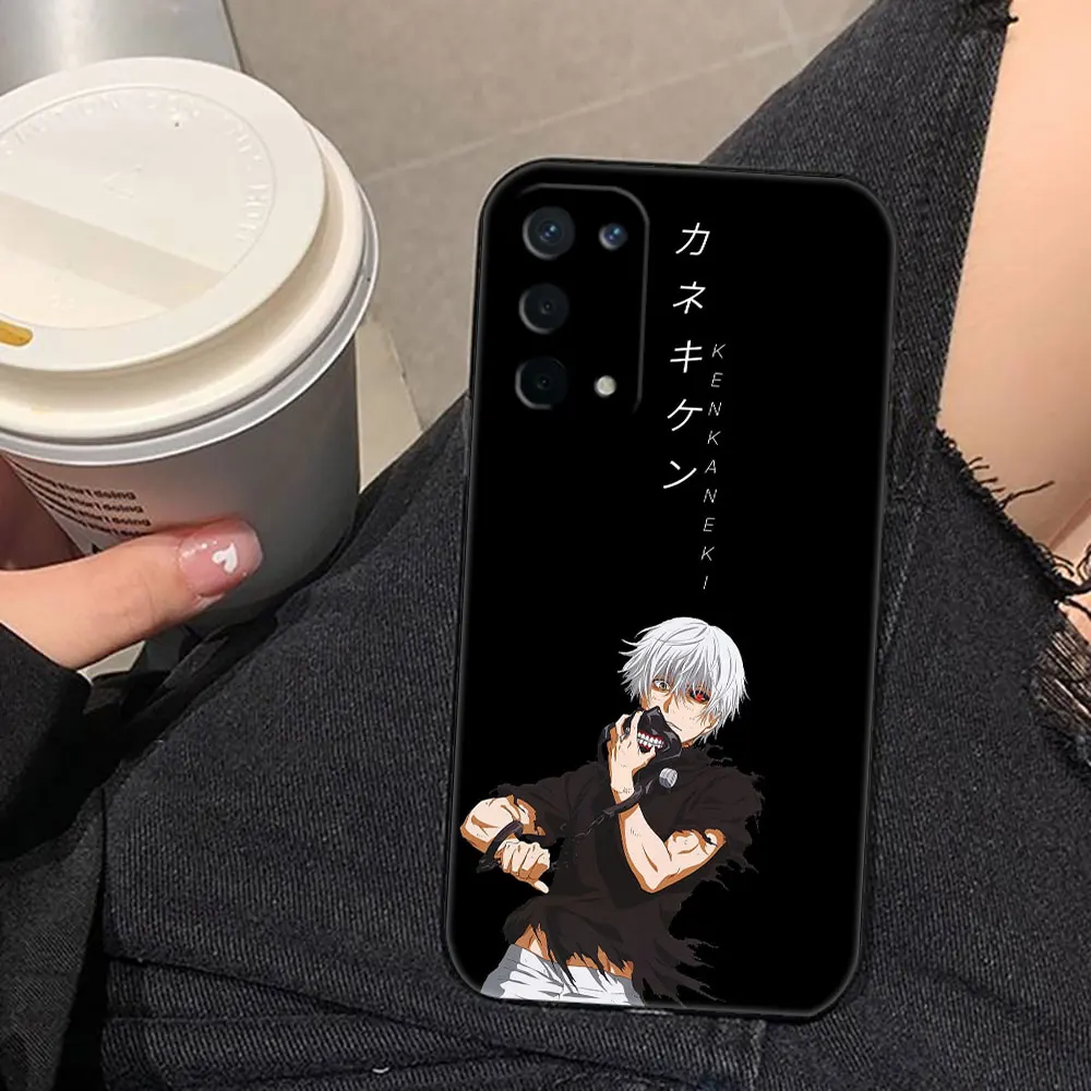 طوكيو G-الغول كين Kaneki غطاء جراب هاتف ل ممن لهم رينو 14 14F 13 13F 12 11 11F 10 8 8T 7Z 7 6 5 5F 4 4F لايت برو غطاء من السيليكون #3