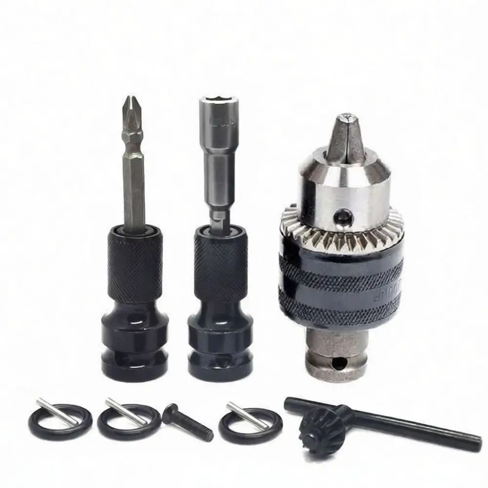 Metal Drill Chuck Converter For Sanou Electric Wrench Socket Adapter Impact Driver Power Tool Attachment Multi Functional Part