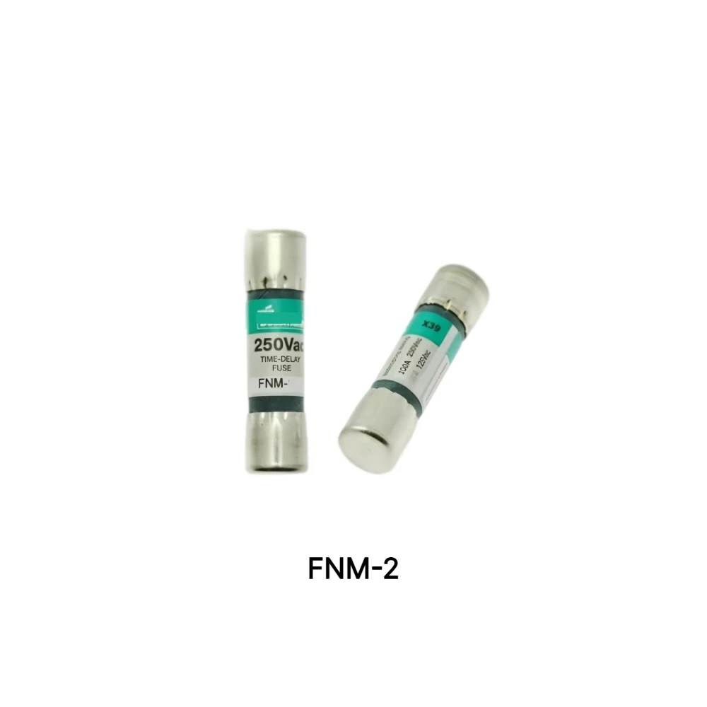 FNM-2 Time Delay Cartridge Fuse 2A 250VAC Circuit Protection 1PCS OEM