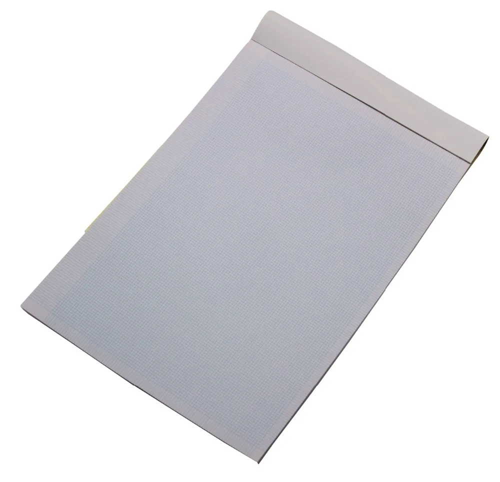 YBGYZP A4 bloc-notes papier, documents de remplissage de dossier de documents. Bloc-notes doublé/chèque 2x2mm