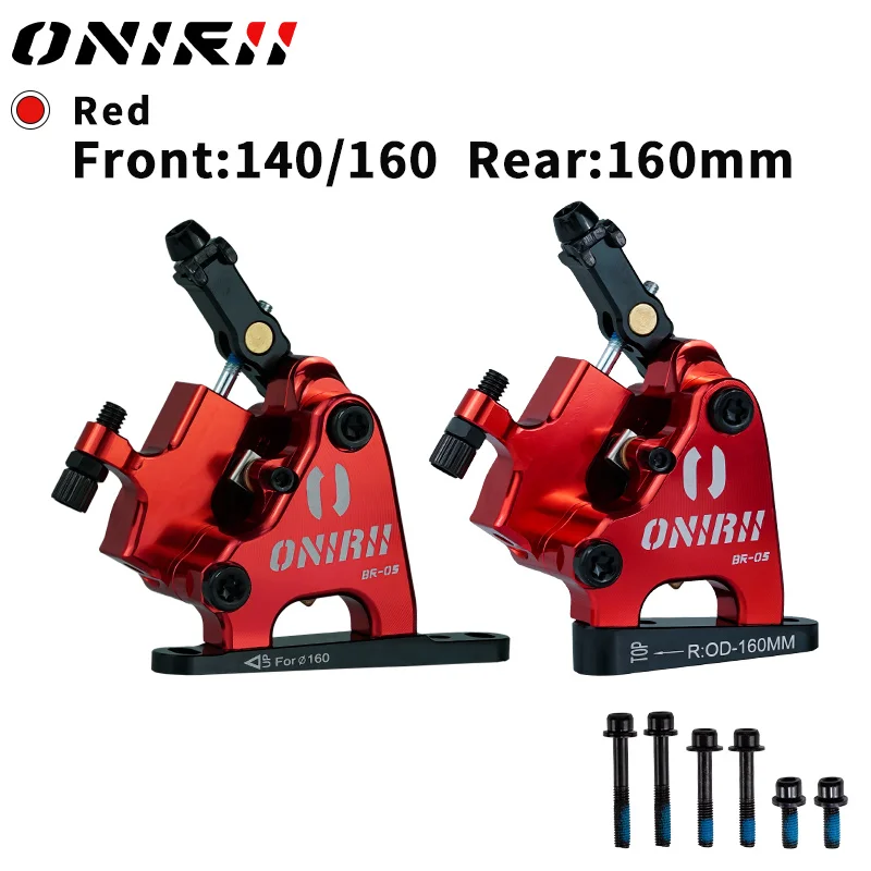ONIRII BR-05 機械式 油圧ディスク フラットマウント 両側駆動 オニリ ONIRII BR-05 機械式油圧ディスクブレーキキャリパー フラット