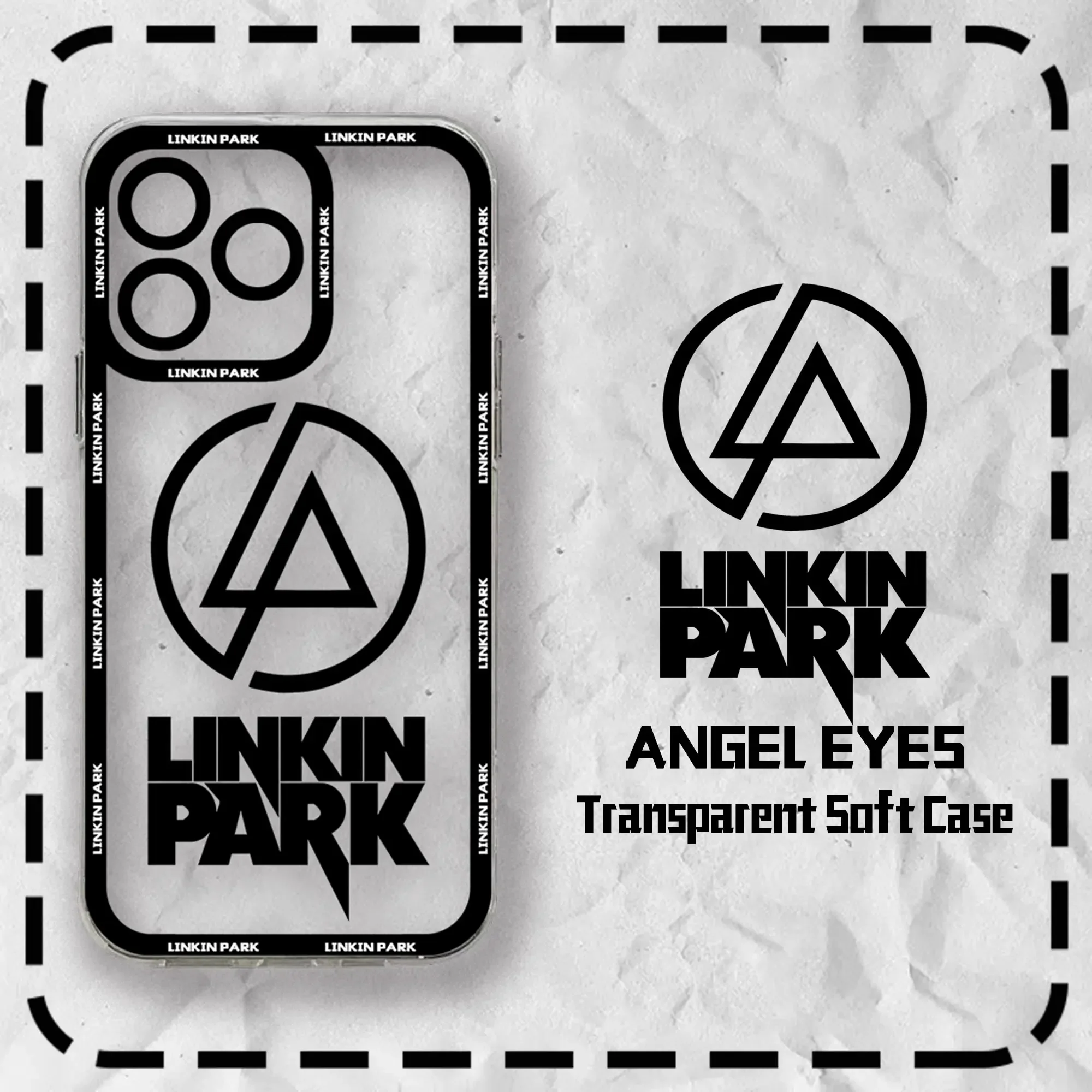 Band L-Linkin P-Park Hot Cool Phone Case For iPhone 15 14 13 12 11 Mini Pro Max X XR XSMax 6S 6 7 8 Plus SE20 Transparent Cover