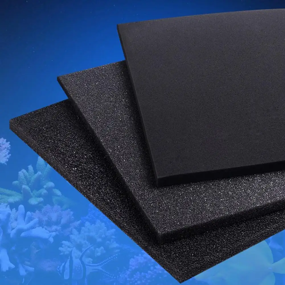 Wearable Fish Pond Filter Largest Adhesion Reducing Mortality Cut Freely Aquarium Filter Pad for Water Tank