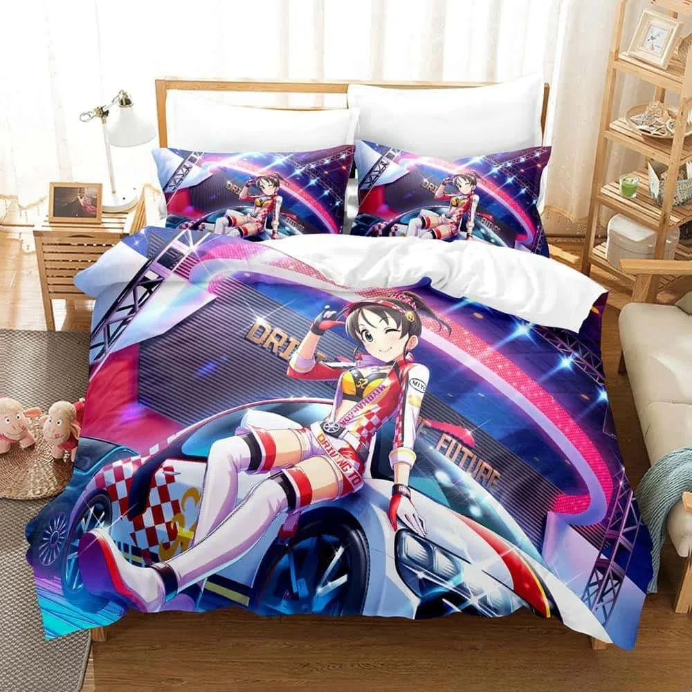 

THE iDOLM@STER Cinderella Girls Starlight Stage Bedding Set 3D Printed Anime three-piece set Adult Kid Bedroom Duvet cover Sets