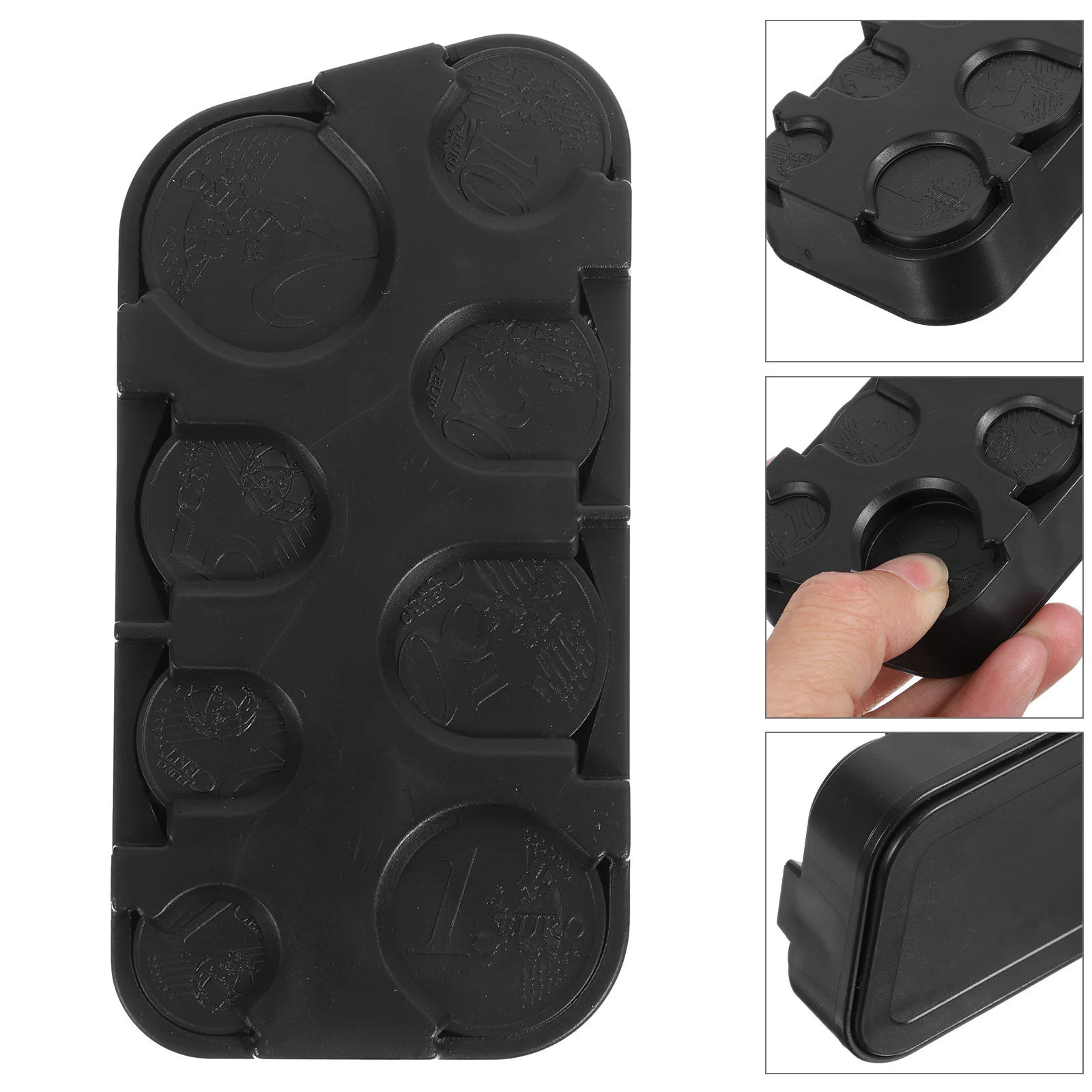 Plastic Coin Holder Large Capacity Waterproof Portable Organizer Us Dollars Euros Storage Box Plastic Coin Holder