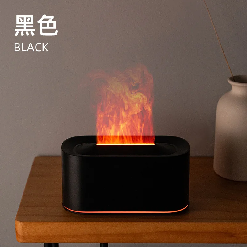 

Colorful Flame Aromatherapy Machine Humidifier for Desktop Household Creative Atmosphere Lamp Wholesale