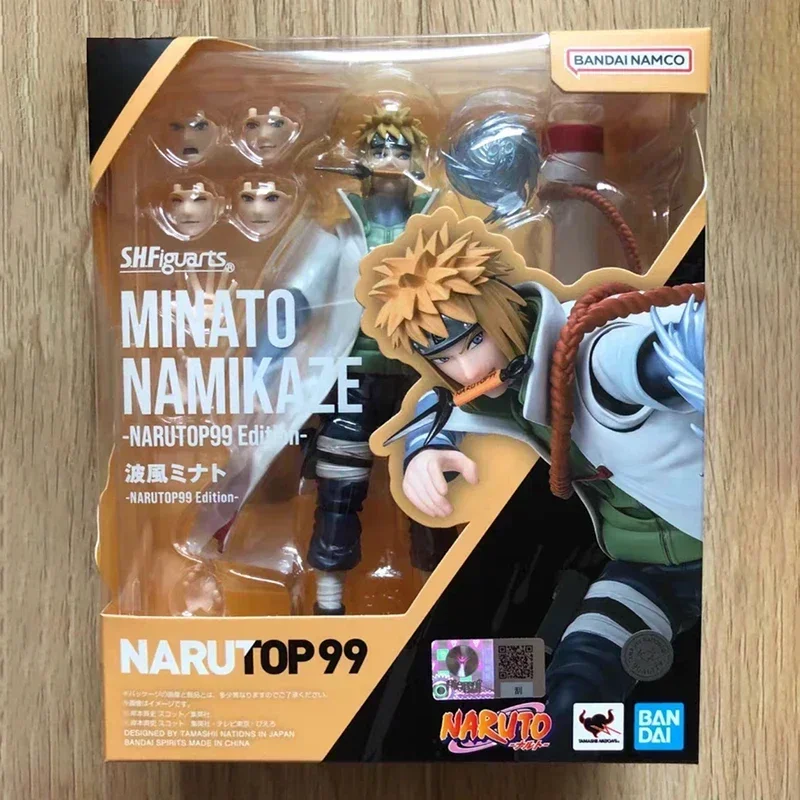 Disponibile BANDAI SHFiguarts Namikaze Minato Action Figures NARUTO Anime Figure NARUTOP99 Giocattoli per Ragazzi Regali Bambini BB