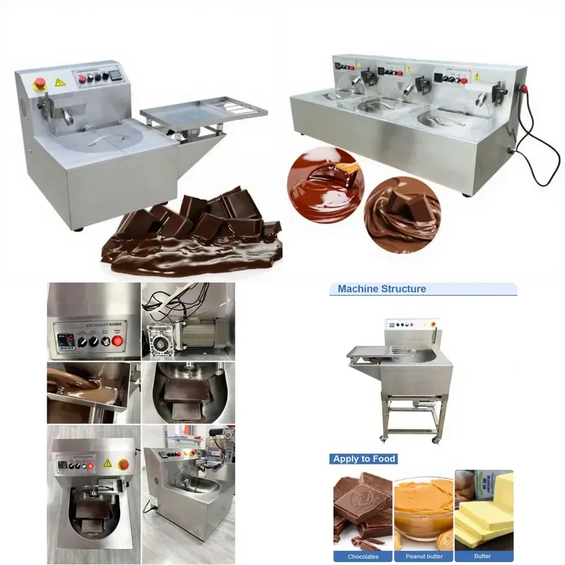 for Sanfu Temperature Control Chocolate Bar Vibration Table Manual Coating Machine 8kg with 1 Year Warranty
