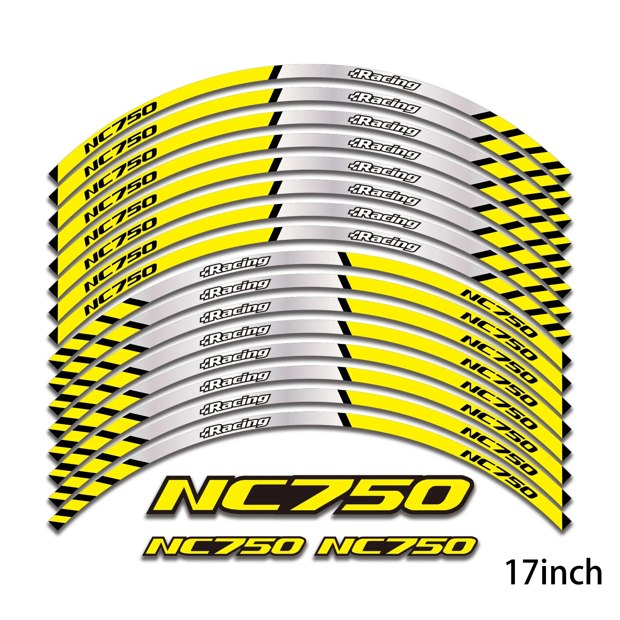 FOR HONDA NC750X NC 750 NC750 Motorcycle Parts Contour Wheel Decoration Decal Sticker -4